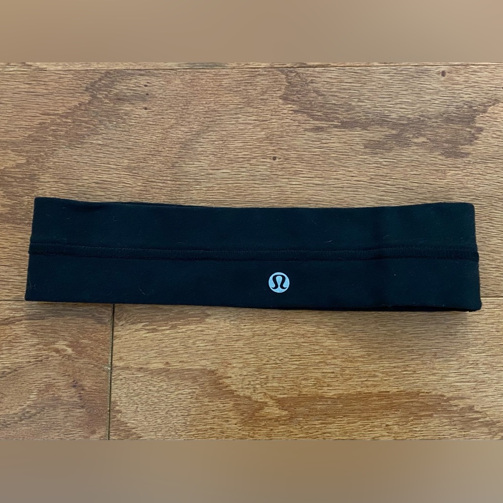 Lulu Lemon Black Non Slip Headband